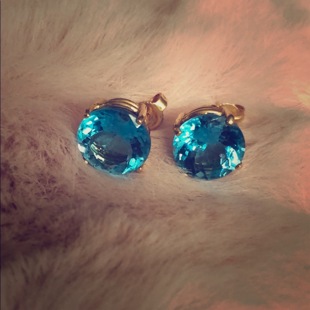 Aquamarine earrings